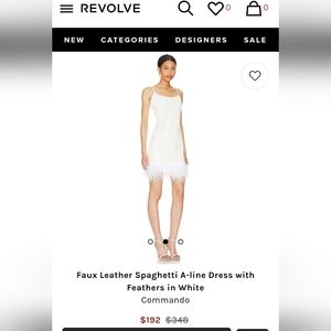 Commando vegan leather dress size small